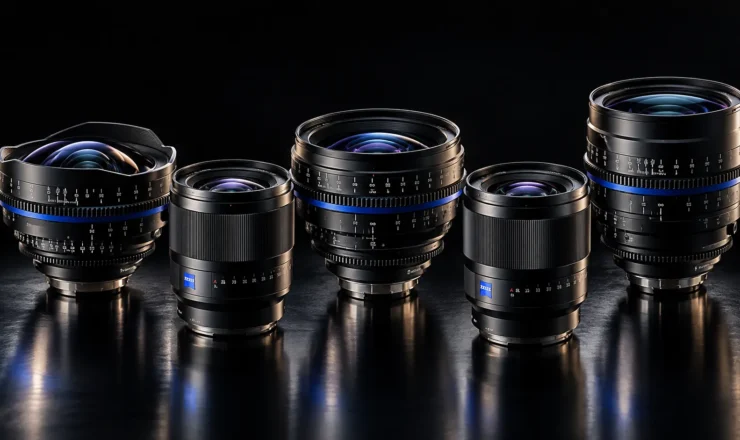 ZEISSとSONYの撮影用レンズイメージ